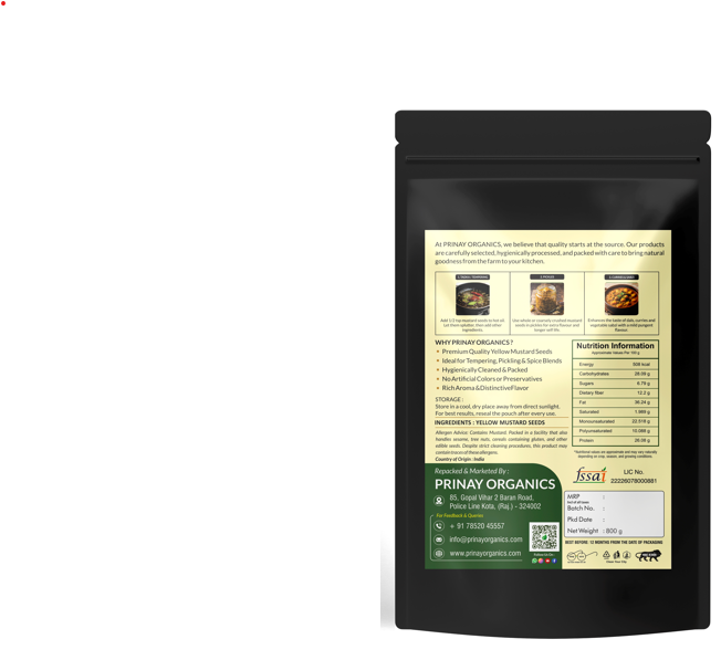 Yellow Mustard Seeds